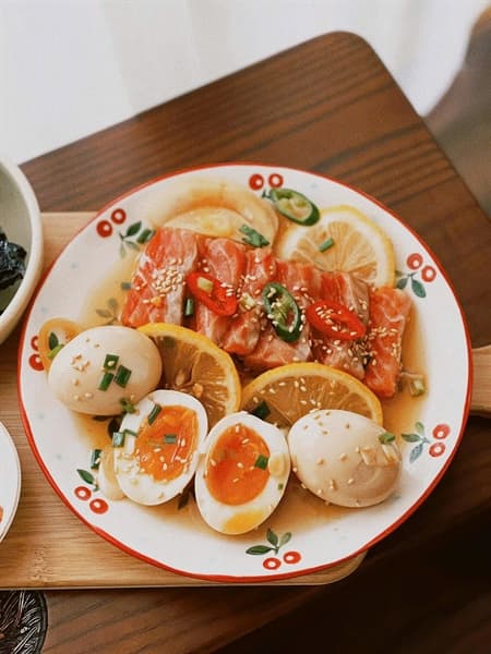 Trứng ngâm tương 3