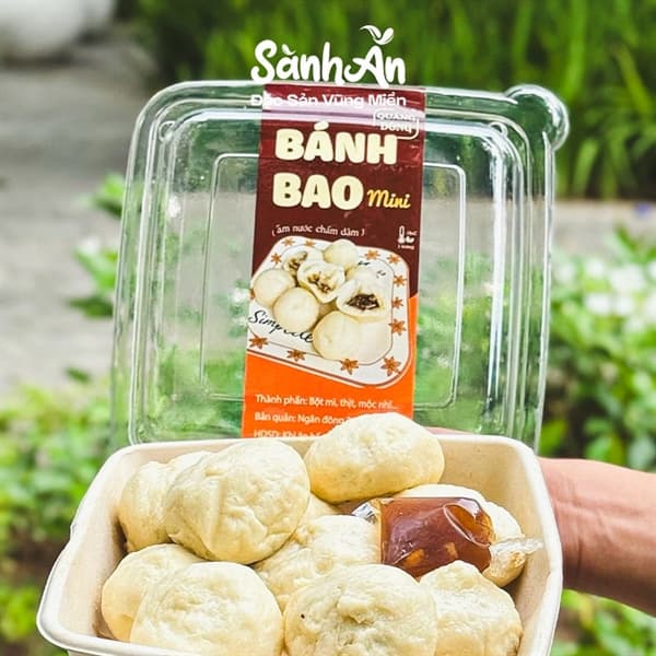 Bánh bao trứng cút mini 4