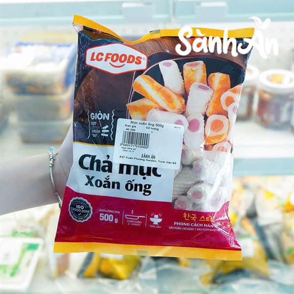 Mực xoắn ống 500g