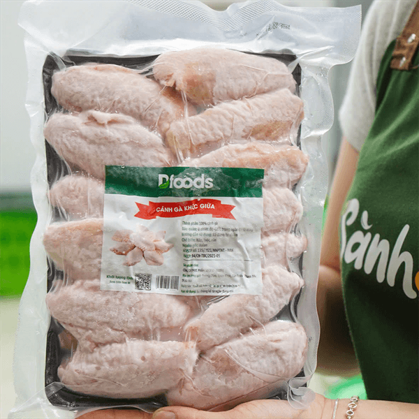 Cánh gà khúc giữa Dfoods