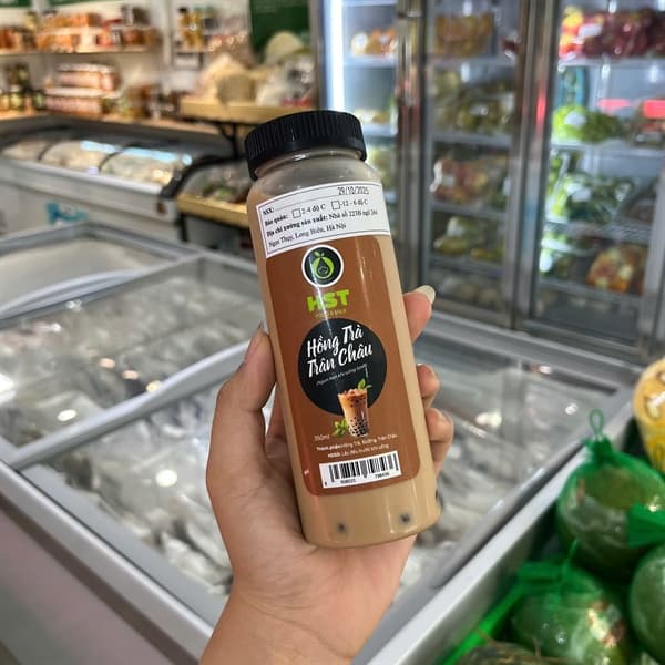 Hồng trà trân châu 350ml