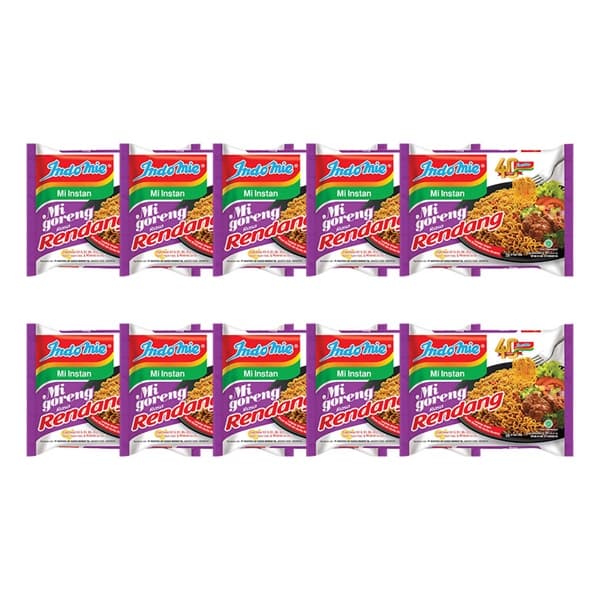Mì xào khô Indomie vị bò cay 91g 2