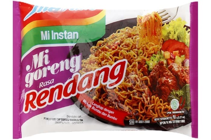 Mì xào khô Indomie vị bò cay 91g
