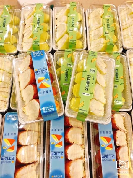 Bánh Bông Lan Trung Vị Dưa Lưới 3