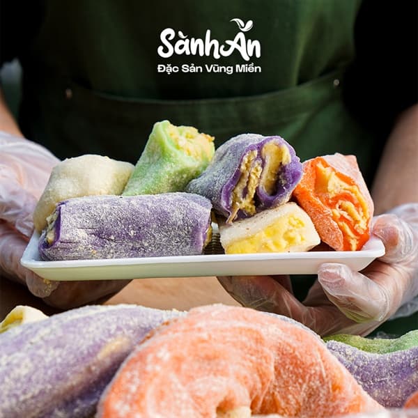 Bánh dày làng Gàu Hưng Yên mix vị 500g 5