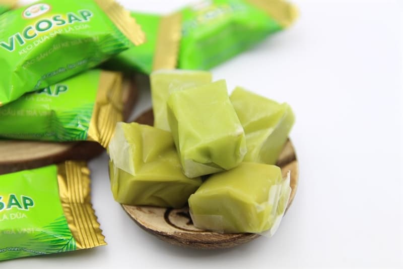 Kẹo dừa sáp lá dứa Vicosap 100g 3