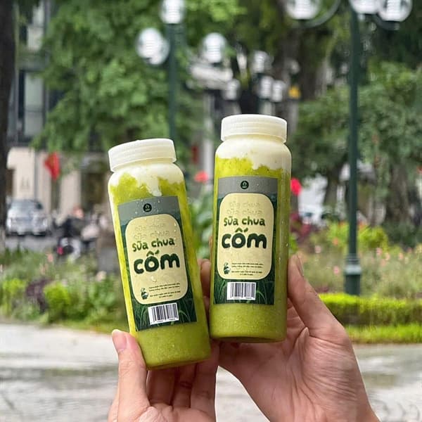 Sữa chua uống cốm non 3