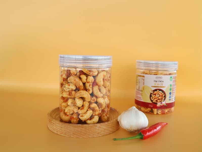 Hạt điều tỏi ớt 250g 2