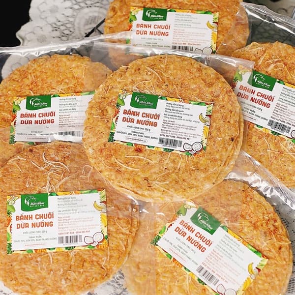 Bánh Chuối Dừa Nướng Bình Định 150g 2