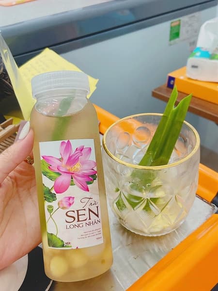 Trà sen long nhãn 350ml 4