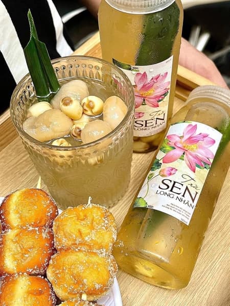Trà sen long nhãn 350ml 2