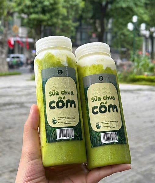 Sữa chua uống cốm non 4