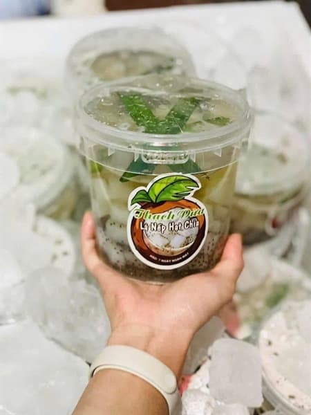 Thạch Dừa Lá Nếp Hạt Chia 4