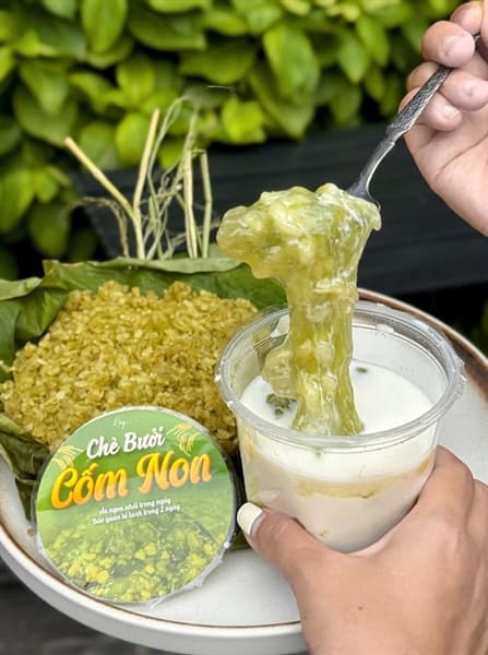 Chè bưởi cốm non 4