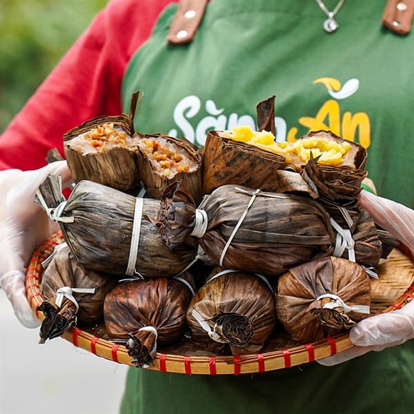 Bánh mật nếp Phú Thọ nhân lạc