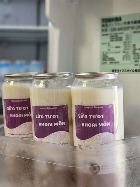 Sữa tươi khoai môn 3