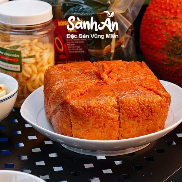 Bánh chưng gấc mật Lạng Sơn 1.2kg (Loại đặc biệt) 4