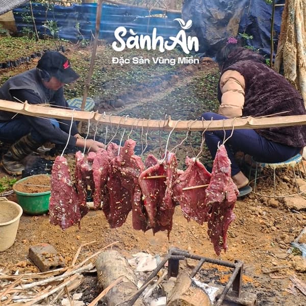 Trâu Gác Bếp Lò Thuôn Điện Biên 500g 4