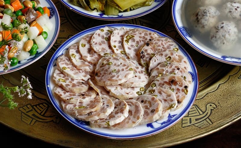 Chả da heo ớt xiêm xanh Huế 500g 5