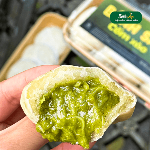 Bánh sắn cốm xào 2