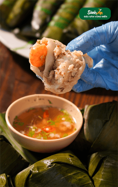 Bánh nếp tôm thịt Thanh Hóa 2