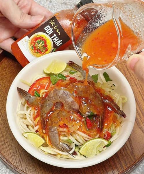 Sốt trộn gỏi thái 3