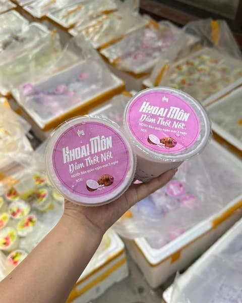 Chè khoai tím dầm thốt nốt 5