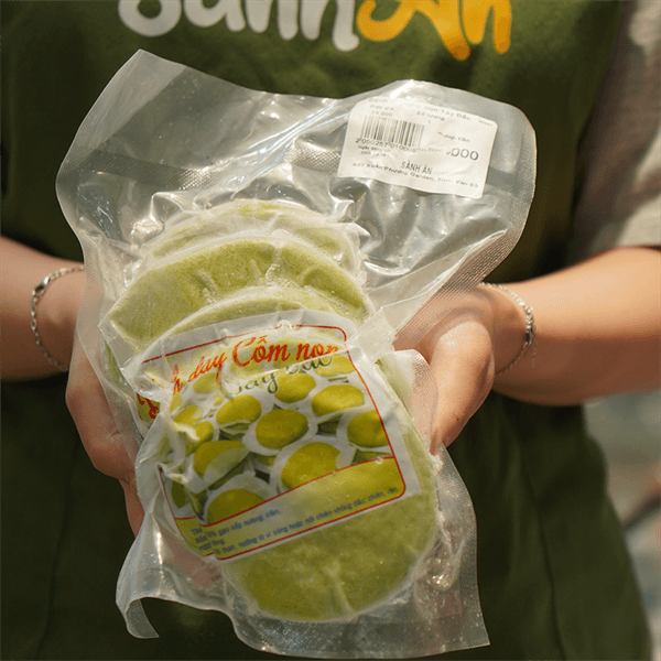 Bánh dày cốm non Tây Bắc