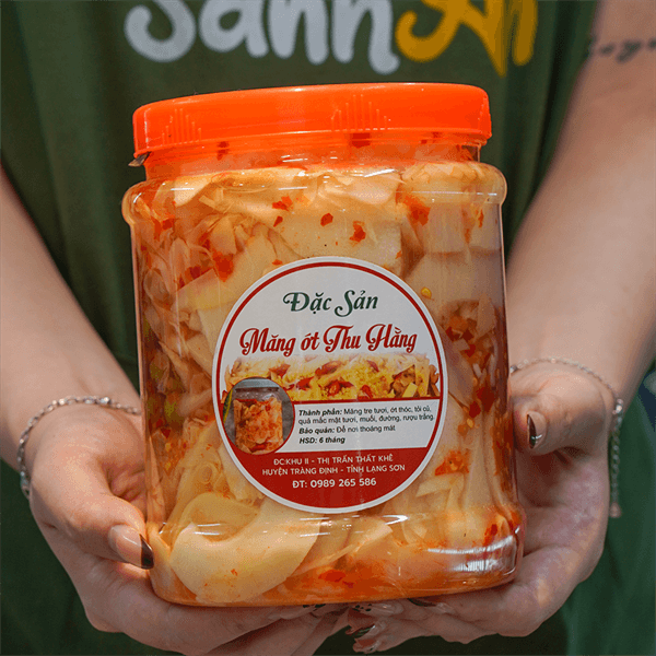 Măng ớt ngâm Lạng Sơn
