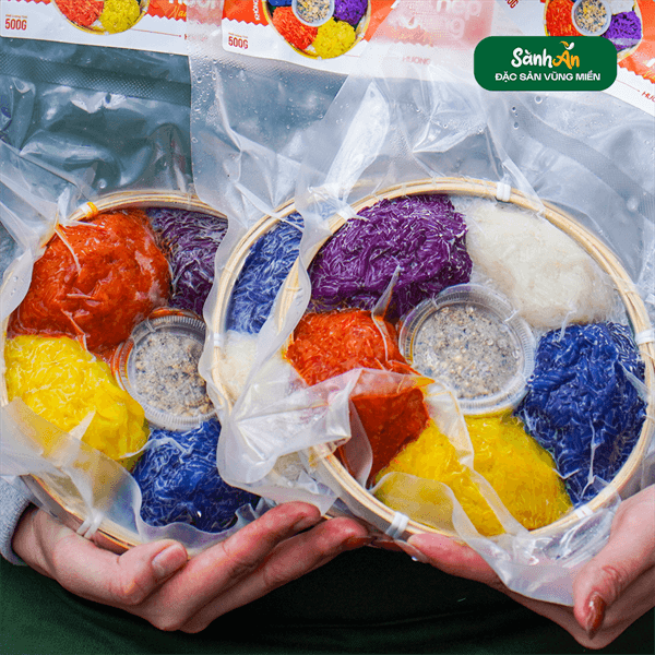 Xôi nếp nương ngũ sắc Tây Bắc 3