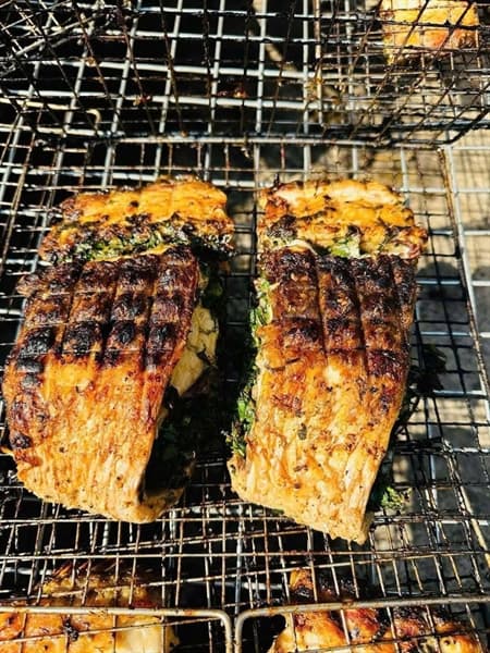 Cá trắm khúc nướng Tây Bắc 3