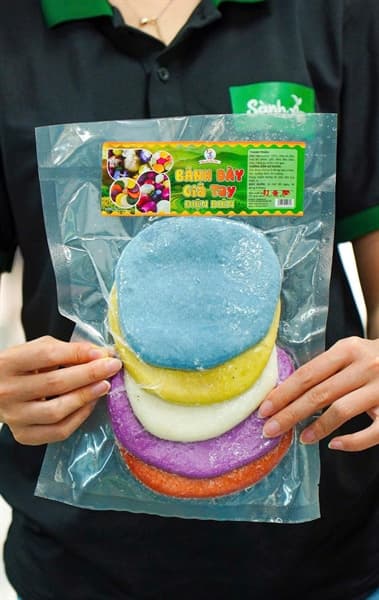 Bánh dày ngũ sắc 2