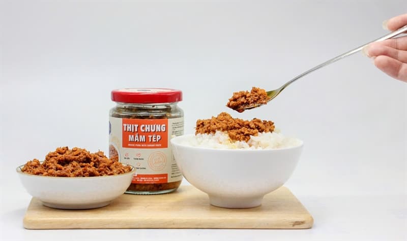 Thịt chưng mắm tép Lê Gia 170g 5