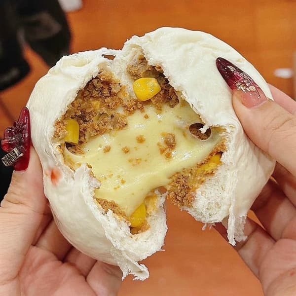 Bánh bao ngô bò phomai (set 6 chiếc)