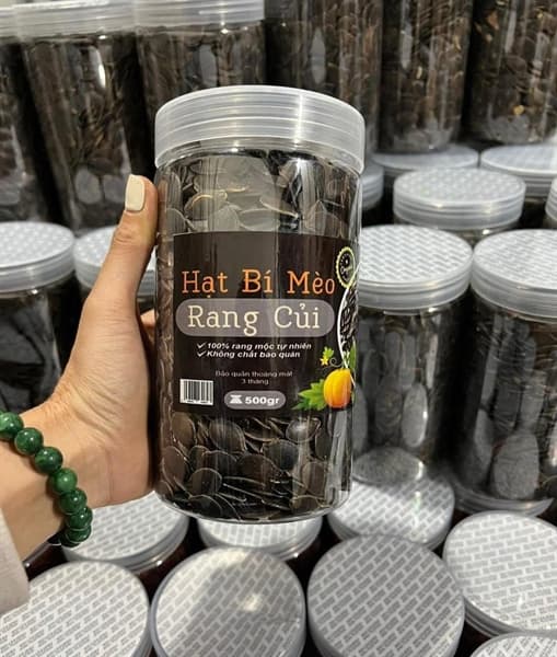 Hạt bí mèo rang củi LHY 4