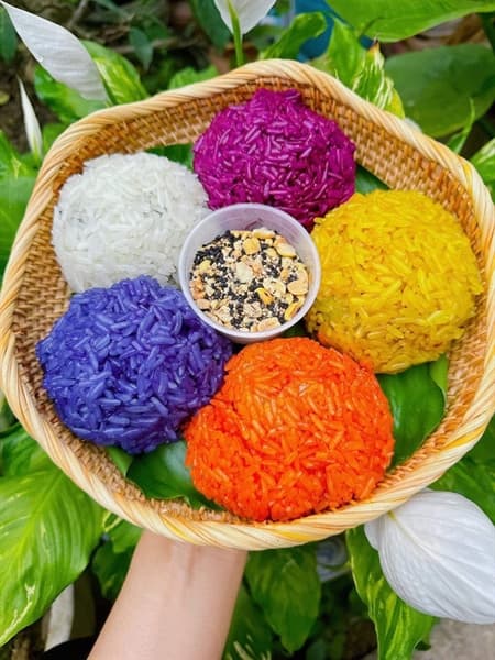 Bánh Khúc Ngũ Sắc Điện Biên 2