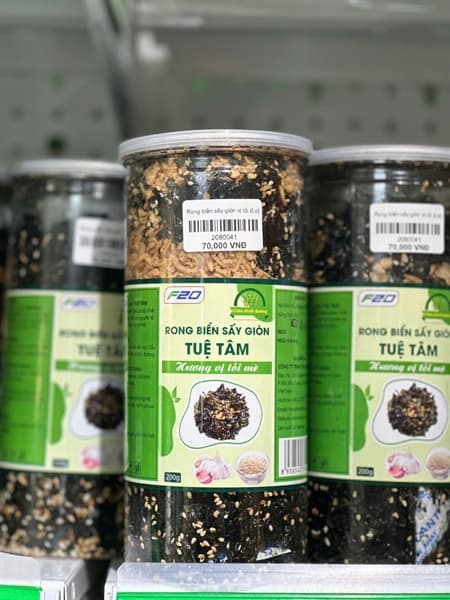 Rong biển sấy giòn vị tỏi 3