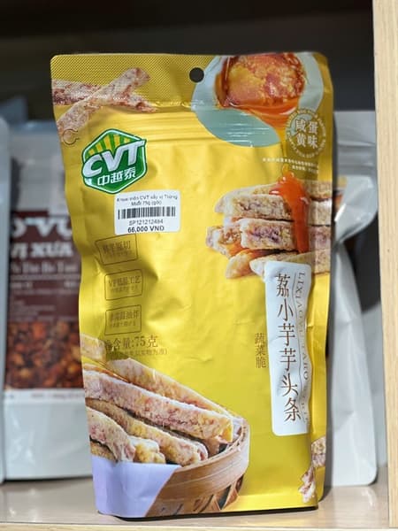Khoai môn CVT sấy vị Trứng Muối 75g