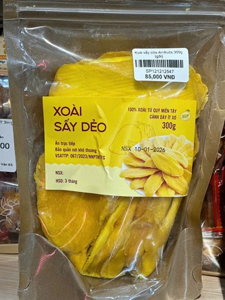 Xoài sấy dẻo Amfruits 300g