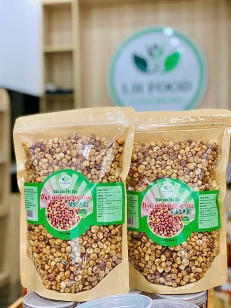 Ngô Nếp Tím Rang Củi Không Cay 500g 3