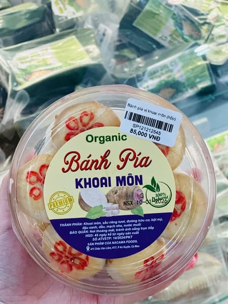 Bánh pía vị khoai môn 2