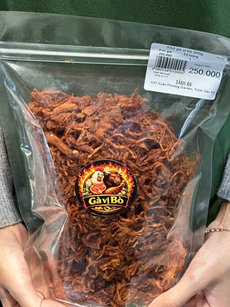 Khô gà vị bò 500g