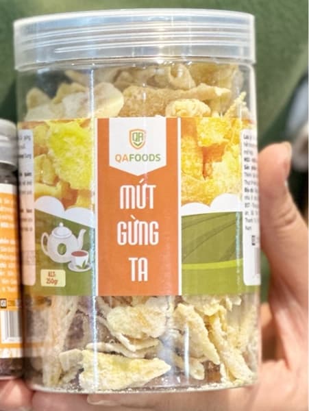 Mứt Gừng Ta Lát QA 250g 2
