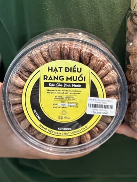 Hạt Điều Rang Muối Bình Phước