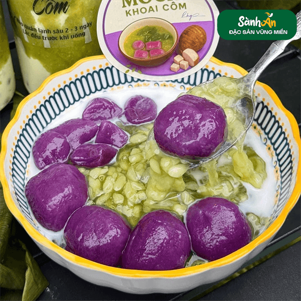 Chè mochi khoai cốm