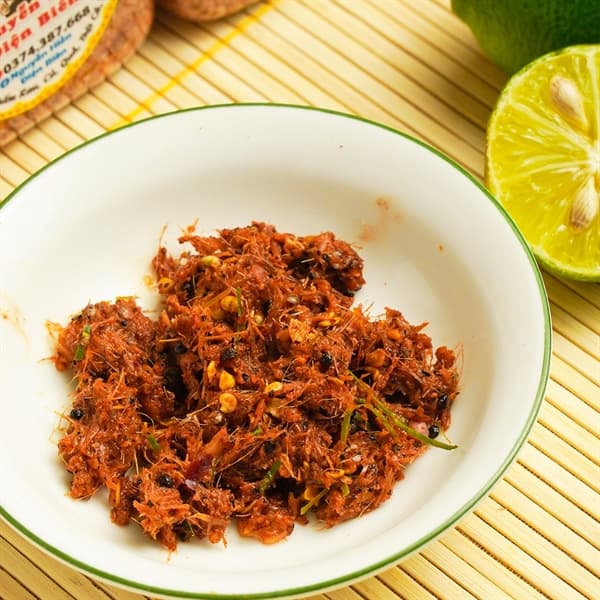 Chẩm chéo khô Tây Bắc 3