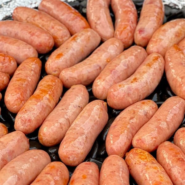 Lạp xưởng nướng đá 2