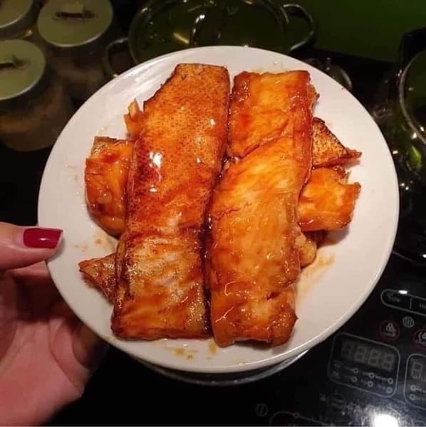 Lườn cá hồi sốt kabayaki 500g 3