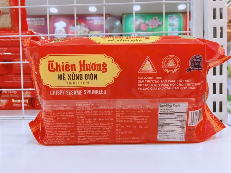 Mè xửng giòn Thiên Hương 160g 3