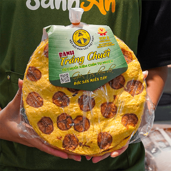 Bánh tráng chuối miền Tây